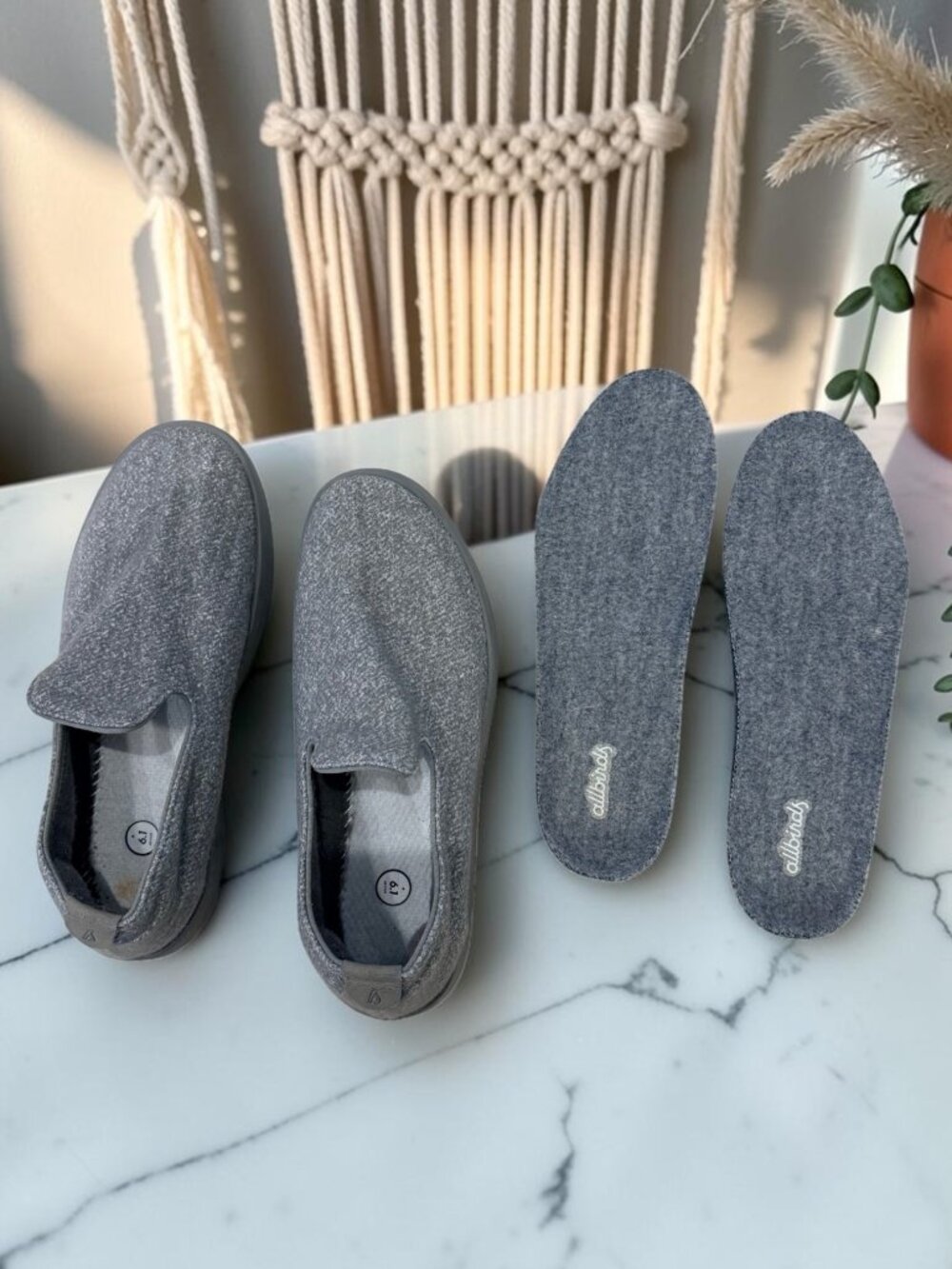 Allbirds Women's Size 9 Gray Wool Loungers Slip On Sneakers - Picture 5 of 11